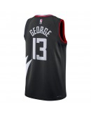 Paul George LA Clippers Jordan Brand Unisex Swingman Jersey - Statement Edition - Black