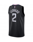 Kawhi Leonard LA Clippers Jordan Brand 2020/21 Swingman Jersey - Statement Edition - Black