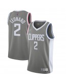 Kawhi Leonard LA Clippers Nike 2020/21 Swingman Player Jersey Gray - Earned Edition