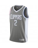 Kawhi Leonard LA Clippers Nike 2020/21 Swingman Player Jersey Gray - Earned Edition