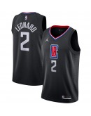 Kawhi Leonard LA Clippers Jordan Brand 2020/21 Swingman Jersey - Statement Edition - Black