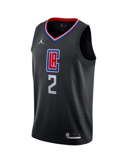 Kawhi Leonard LA Clippers Jordan Brand 2020/21 Swingman Jersey - Statement Edition - Black