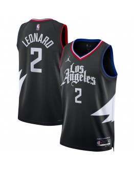 Kawhi Leonard LA Clippers Jordan Brand Unisex Swingman Jersey - Statement Edition - Black