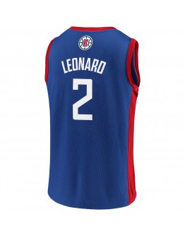 Men's Kawhi Leonard Royal/Red LA Clippers Replica Jersey