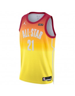 Joel Embiid Jordan Brand 2023 NBA All-Star Game Swingman Jersey - Orange