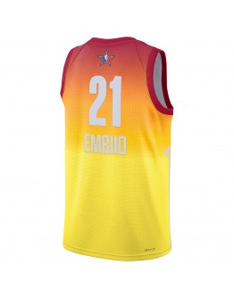 Joel Embiid Jordan Brand 2023 NBA All-Star Game Swingman Jersey - Orange