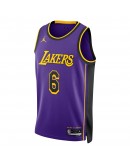 LeBron James Los Angeles Lakers Jordan Brand Unisex Swingman Jersey - Statement Edition - Purple