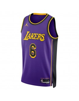 LeBron James Los Angeles Lakers Jordan Brand Unisex Swingman Jersey - Statement Edition - Purple