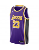 LeBron James Los Angeles Lakers Jordan Brand 2020/21 Swingman Jersey - Statement Edition - Purple