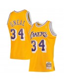 Shaquille O'Neal Los Angeles Lakers Mitchell & Ness Hardwood Classics 1996-97 Swingman Jersey - Gold