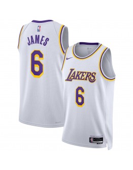 LeBron James Los Angeles Lakers Nike Unisex Swingman Jersey - Association Edition - White