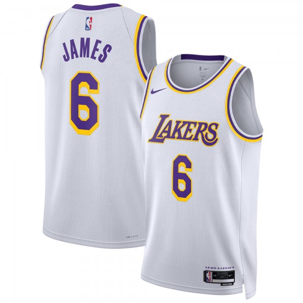 LeBron James Los Angeles Lakers Nike Unisex Swingman Jersey - Association Edition - White