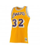 Magic Johnson Los Angeles Lakers Mitchell & Ness 1984-85 Hardwood Classics Swingman Jersey - Gold