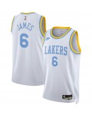 LeBron James Los Angeles Lakers Nike Swingman Jersey - Classic Edition - White