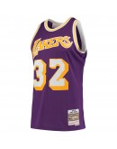 Magic Johnson Los Angeles Lakers Mitchell & Ness 1984-85 Hardwood Classics Swingman Player Jersey - Purple