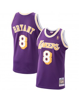 Kobe Bryant Los Angeles Lakers Mitchell & Ness 1996-97 Hardwood Classics Authentic Player Jersey - Purple