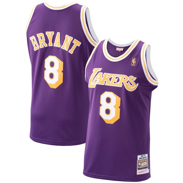 Kobe Bryant Los Angeles Lakers Mitchell & Ness 1996-97 Hardwood Classics Authentic Player Jersey - Purple