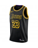 LeBron James Los Angeles Lakers Nike City Edition Swingman Jersey - Black