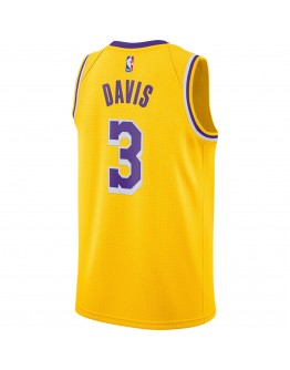 Anthony Davis Los Angeles Lakers Nike 2020/21 Swingman Jersey Gold - Icon Edition