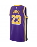 LeBron James Los Angeles Lakers Jordan Brand 2020/21 Swingman Jersey - Statement Edition - Purple