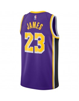 LeBron James Los Angeles Lakers Jordan Brand 2020/21 Swingman Jersey - Statement Edition - Purple