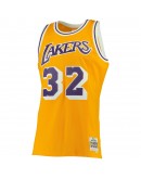 Magic Johnson Los Angeles Lakers Mitchell & Ness Big & Tall Hardwood Classics Jersey - Gold