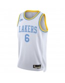 LeBron James Los Angeles Lakers Nike Swingman Jersey - Classic Edition - White