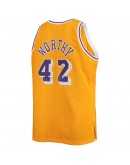 James Worthy Los Angeles Lakers Mitchell & Ness Big & Tall Hardwood Classics Swingman Jersey - Gold