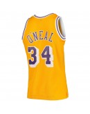 Shaquille O'Neal Los Angeles Lakers Mitchell & Ness Hardwood Classics 1996-97 Swingman Jersey - Gold