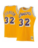 Magic Johnson Los Angeles Lakers Mitchell & Ness 1984-85 Hardwood Classics Swingman Jersey - Gold