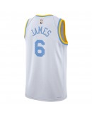 LeBron James Los Angeles Lakers Nike Swingman Jersey - Classic Edition - White