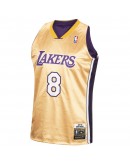 Kobe Bryant Los Angeles Lakers Mitchell & Ness Authentic Reversible Jersey - Gold/Purple