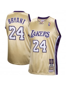 Kobe Bryant Los Angeles Lakers Mitchell & Ness Hall of Fame Class of 2020 #24 Authentic Hardwood Classics Jersey - Gold