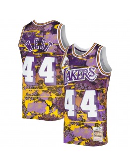 Jerry West Los Angeles Lakers Mitchell & Ness Hardwood Classics Lunar New Year Swingman Jersey - Purple