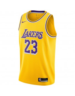 LeBron James Los Angeles Lakers Nike 2020/21 Swingman Jersey Gold - Icon Edition