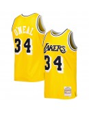 Shaquille O'Neal Los Angeles Lakers Mitchell & Ness Hardwood Classics Off-Court Swingman Jersey - Yellow