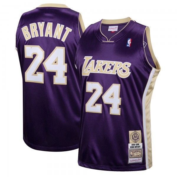 Kobe Bryant Los Angeles Lakers Mitchell & Ness Hall of Fame Class of 2020 #24 Authentic Hardwood Classics Jersey - Purple