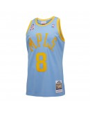 Kobe Bryant Los Angeles Lakers Mitchell & Ness Hardwood Classics Authentic 2001-02 Jersey - Light Blue