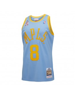 Kobe Bryant Los Angeles Lakers Mitchell & Ness Hardwood Classics Authentic 2001-02 Jersey - Light Blue