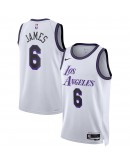 LeBron James Los Angeles Lakers Nike Unisex 2022/23 Swingman Jersey - City Edition - White