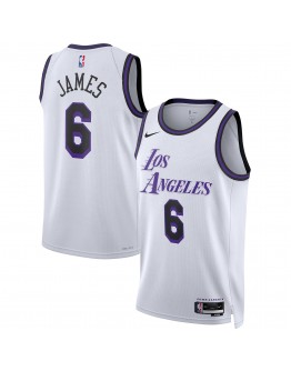 LeBron James Los Angeles Lakers Nike Unisex 2022/23 Swingman Jersey - City Edition - White