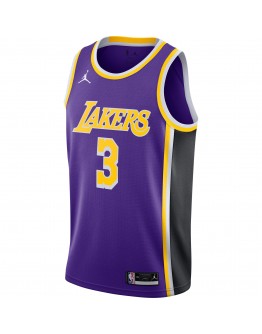 Anthony Davis Los Angeles Lakers Jordan Brand 2020/21 Swingman Jersey - Statement Edition - Purple