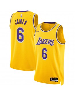 LeBron James Los Angeles Lakers Nike Unisex Swingman Jersey - Icon Edition - Gold