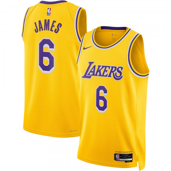 LeBron James Los Angeles Lakers Nike Unisex Swingman Jersey - Icon Edition - Gold