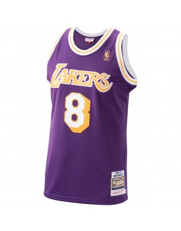 Kobe Bryant Los Angeles Lakers Mitchell & Ness 1996-97 Hardwood Classics Authentic Player Jersey - Purple