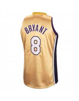 Kobe Bryant Los Angeles Lakers Mitchell & Ness Authentic Reversible Jersey - Gold/Purple