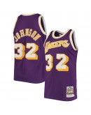 Magic Johnson Los Angeles Lakers Mitchell & Ness 1984 Hardwood Classics Authentic Jersey - Purple