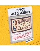 Wilt Chamberlain Los Angeles Lakers Mitchell & Ness Hardwood Classics 1971/72 Split Swingman Jersey - Purple/Gold