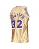 Magic Johnson Los Angeles Lakers Mitchell & Ness 75th Anniversary 1984/85 Hardwood Classics Swingman Jersey - Gold