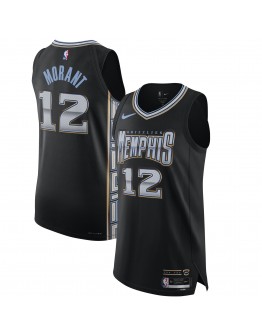 Ja Morant Memphis Grizzlies Nike 2022/23 Authentic Jersey - City Edition - Black